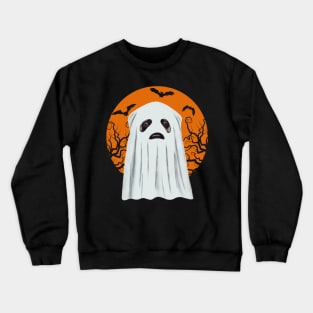 Funny Ghost Pug Crewneck Sweatshirt